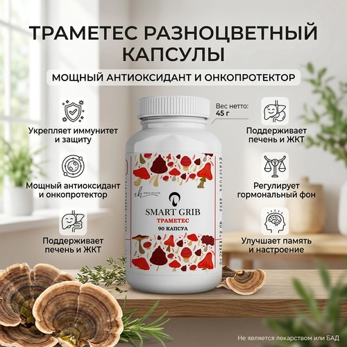Траметес разноцветный